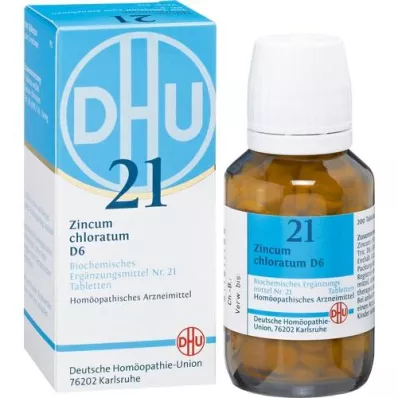 BIOCHEMIE DHU 21 Zincum chloratum D 6 tabletti, 200 tk