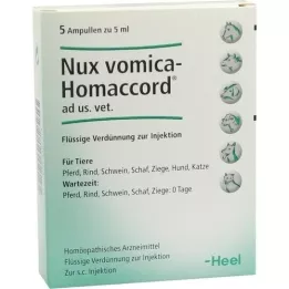 NUX VOMICA HOMACCORD ad us.vet.ampullid, 5 tk