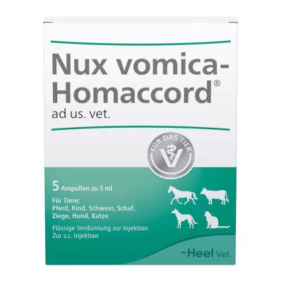 NUX VOMICA HOMACCORD ad us.vet.ampullid, 5 tk