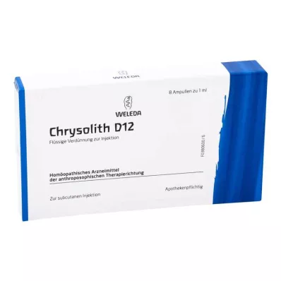 CHRYSOLITH D 12 ampulli, 8X1 ml CHRYSOLITH D 12 ampulli, 8X1 ml