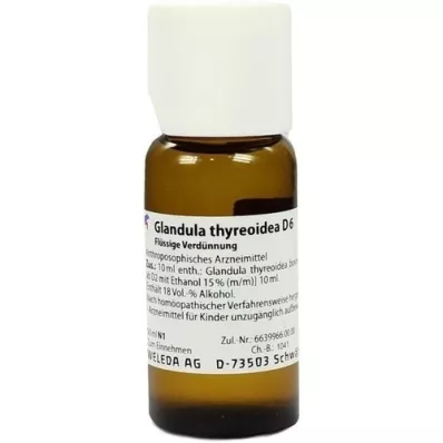 GLANDULA THYREOIDEA D 6 Lahjendus, 50 ml