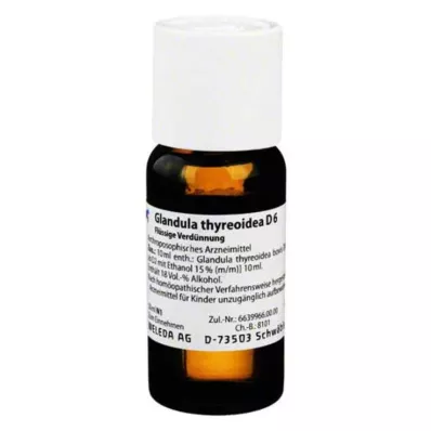 GLANDULA THYREOIDEA D 6 Lahjendus, 50 ml