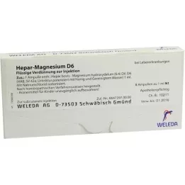 HEPAR MAGNESIUM D 6 ampulli, 8X1 ml