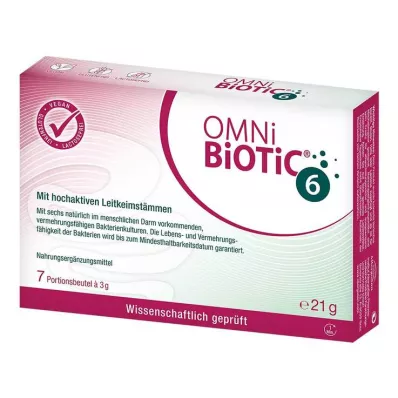 OMNI BiOTiC 6 kotikest, 7X3 g OMNI BiOTiC 6 kotikest, 7X3 g