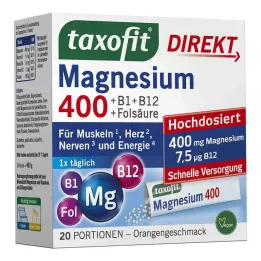 TAXOFIT Magneesium 400+B1+B6+B12+Foolhape 800 Gran., 20 tk
