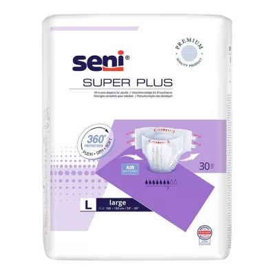 SUPER SENI Plus inkontinentsipüksid ööseks f.E.Gr.3 L, 30 tk