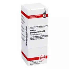 ACIDUM PHOSPHORICUM D 30 Lahjendus, 20 ml