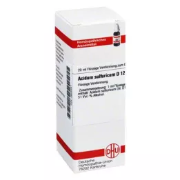 ACIDUM SULFURICUM D 12 Lahjendus, 20 ml