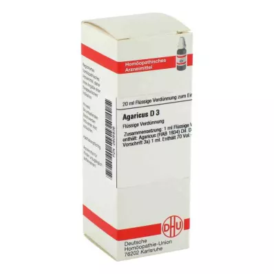 AGARICUS D 3 Lahjendus, 20 ml