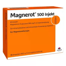 MAGNEROT 500 süstlaampulli, 10X5 ml
