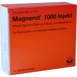 MAGNEROT 1000 süstlaampulli, 10X10 ml