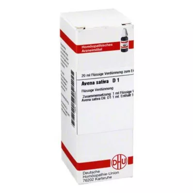 AVENA SATIVA D 1 Lahjendus, 20 ml