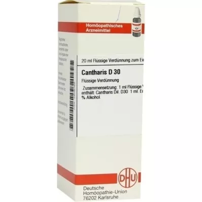 CANTHARIS D 30 Lahjendus, 20 ml