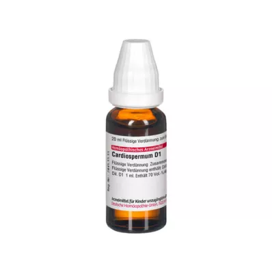 CARDIOSPERMUM D 1 Lahjendus, 20 ml CARDIOSPERMUM D 1 Lahjendus, 20 ml
