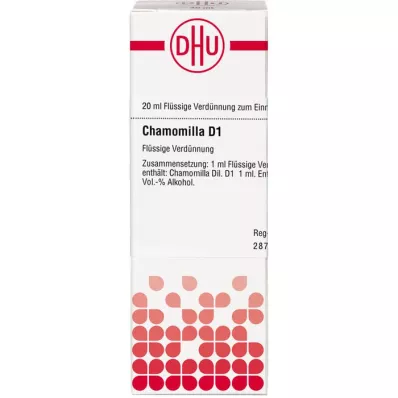 CHAMOMILLA D 1 Lahjendus, 20 ml