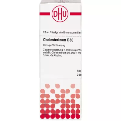 CHOLESTERINUM D 30 Lahjendus, 20 ml