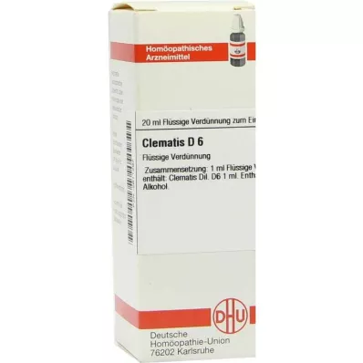 CLEMATIS D 6 Lahjendus, 20 ml