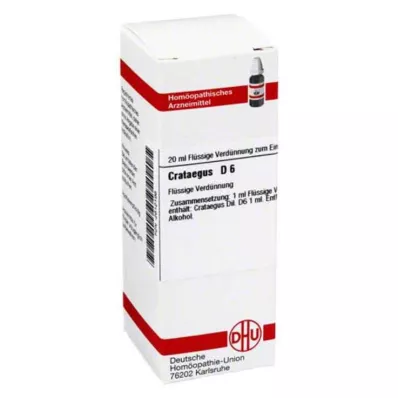 CRATAEGUS D 6 Lahjendus, 20 ml