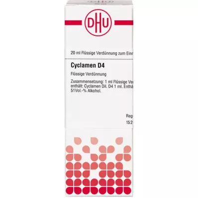 CYCLAMEN D 4 lahjendus, 20 ml