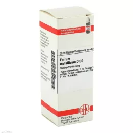 FERRUM METALLICUM D 30 Lahjendus, 20 ml