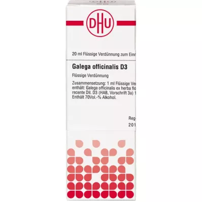 GALEGA officinalis D 3 lahjendus, 20 ml