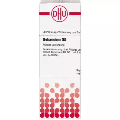 GELSEMIUM D 8 lahjendus, 20 ml