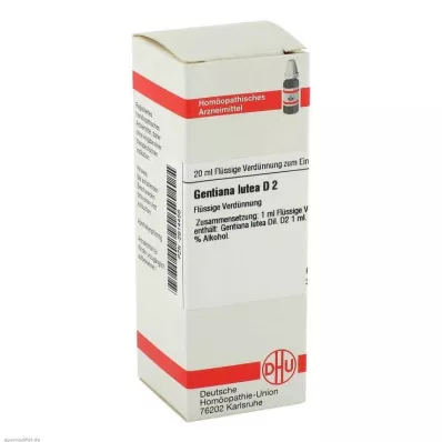 GENTIANA LUTEA D 2 Lahjendus, 20 ml