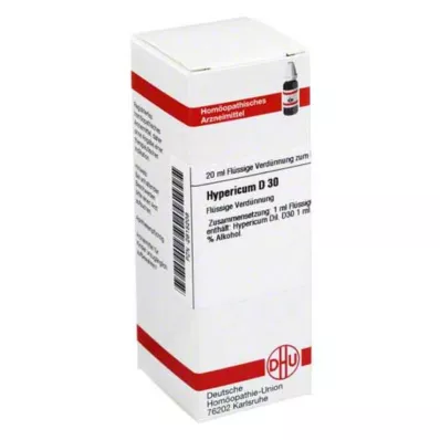 HYPERICUM D 30 Lahjendus, 20 ml HYPERICUM D 30 Lahjendus, 20 ml