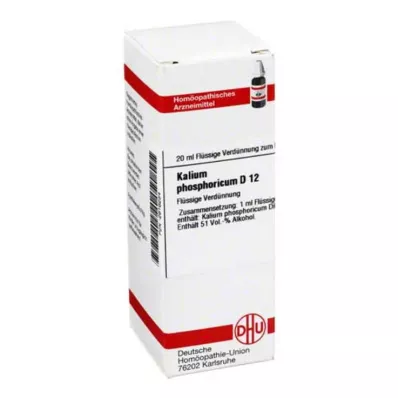 KALIUM PHOSPHORICUM D 12 Lahjendus, 20 ml