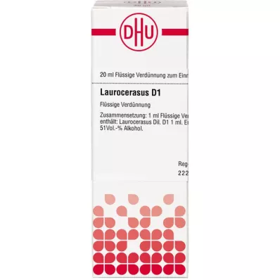 LAUROCERASUS D 1 Lahjendus, 20 ml