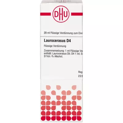 LAUROCERASUS D 4 lahjendus, 20 ml