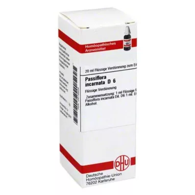 PASSIFLORA INCARNATA D 6 Lahjendus, 20 ml