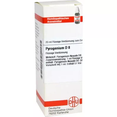 PYROGENIUM D 8 lahjendus, 20 ml