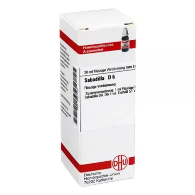 SABADILLA D 6 Lahjendus, 20 ml