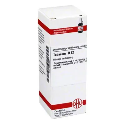 TABACUM D 12 Lahjendus, 20 ml TABACUM D 12 Lahjendus, 20 ml