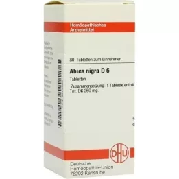 ABIES NIGRA D 6 tabletti, 80 tk