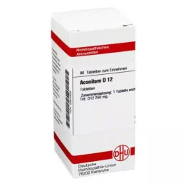 ACONITUM D 12 tabletti, 80 tk