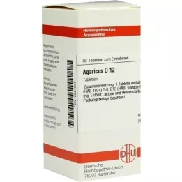 AGARICUS D 12 tabletti, 80 tk