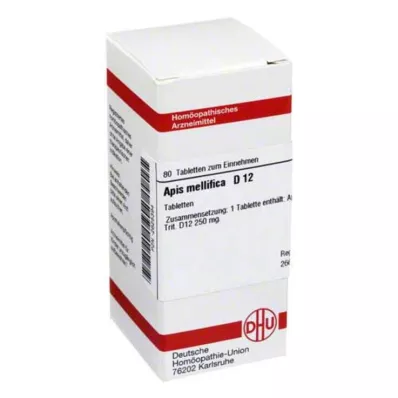APIS MELLIFICA D 12 tabletti, 80 tk APIS MELLIFICA D 12 tabletti, 80 tk