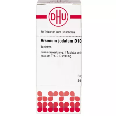 ARSENUM JODATUM D 10 tabletti, 80 tk