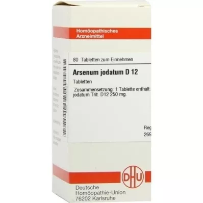ARSENUM JODATUM D 12 tabletti, 80 tk