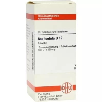 ASA FOETIDA D 12 tabletti, 80 tk