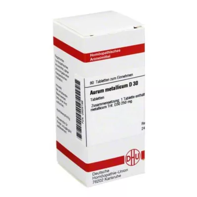 AURUM METALLICUM D 30 tabletti, 80 tk