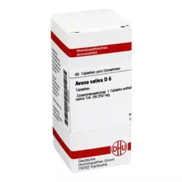 AVENA SATIVA D 6 tabletti, 80 tk
