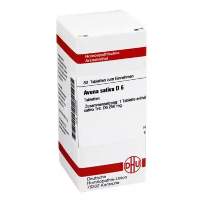 AVENA SATIVA D 6 tabletti, 80 tk