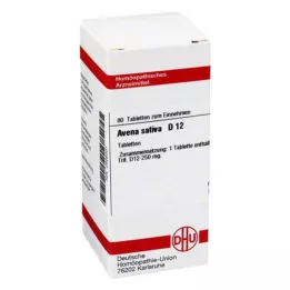 AVENA SATIVA D 12 tabletti, 80 tk