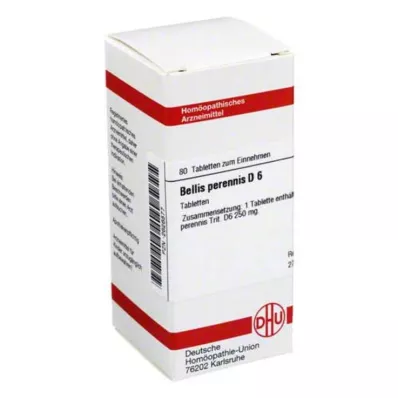 BELLIS PERENNIS D 6 tabletti, 80 tk