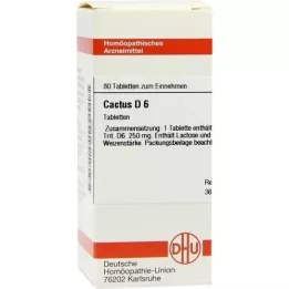 CACTUS D 6 tabletti, 80 tk