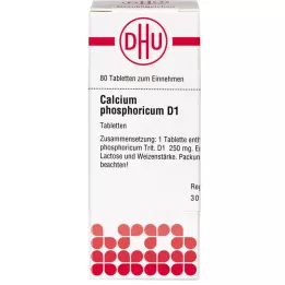 CALCIUM PHOSPHORICUM D 1 tablett, 80 tk