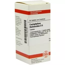 CAULOPHYLLUM THALICTROIDES D 6 tabletti, 80 tk